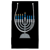 4e nuit de Hanoukka Parties scintillant petit sac (Devant)