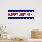 4e partijenbanner JULY Poster (Keuken)