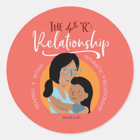 4e R-sticker - Versie 1 Ronde Sticker (Voorkant)