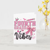 4e sfeer van de vierde klas terug naar school Coqu Kaart (Gele Bloem)