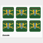 4E SQUADRON 4E CAVALERIE 1E INFANTERIE STICKERS (Vel)
