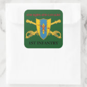 4E SQUADRON 4E CAVALRY 1ER STICKERS D'INFANTERIE (Sac)