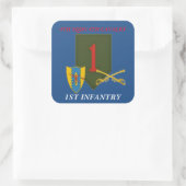 4E SQUADRON 4E CAVALRY 1ER STICKERS D'INFANTERIE (Sac)