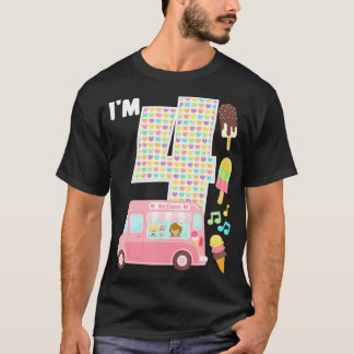 4e verjaardag crème ijs crème crème i m 4 bday icr t-shirt