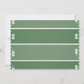 4e verjaardag van het Football van de geboorte Kaart (Achterkant)