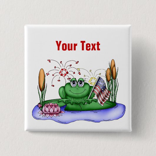 4e-vierkante Button (Voorkant)