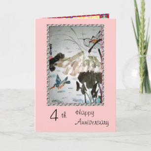 4ème Carte d'anniversaire
