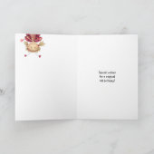 4ème carte d'anniversaire avec la fée mignonne de (Intérieur)