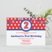 4ème invitation d'anniversaire du 2 juillet de la (Debout devant)