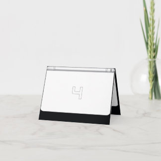 4ème invitation de fête d'anniversaire de Gamer