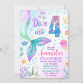 4ème invitation de sirène, Plongez dans quatre inv (Devant)