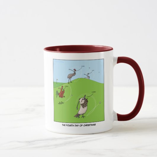 4ème Jour de tasse de Noël (quatre oiseaux (Droite)