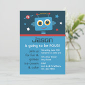 4èmes invitations de coutume d'anniversaire de (Debout devant)