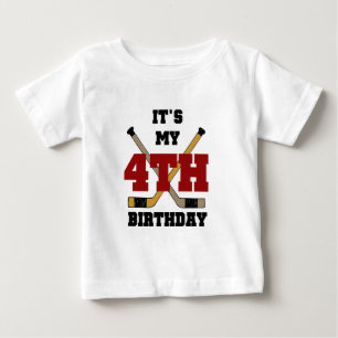 4èmes T-shirts et cadeaux d'anniversaire d'hockey