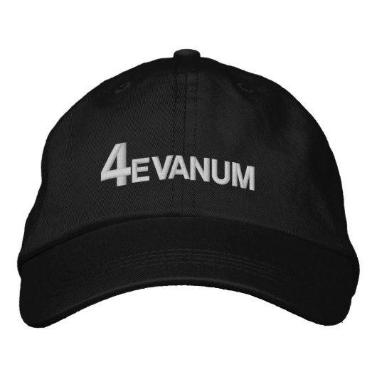 4evanum Casquette texte simple (Devant)
