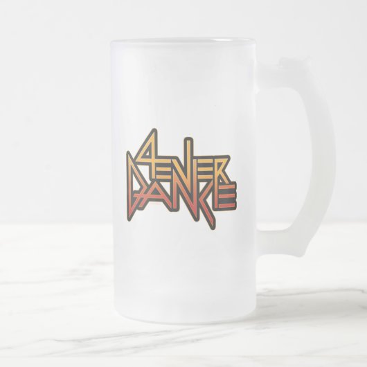 4ever Danse Frosted Glass Beer Mug (Droit)