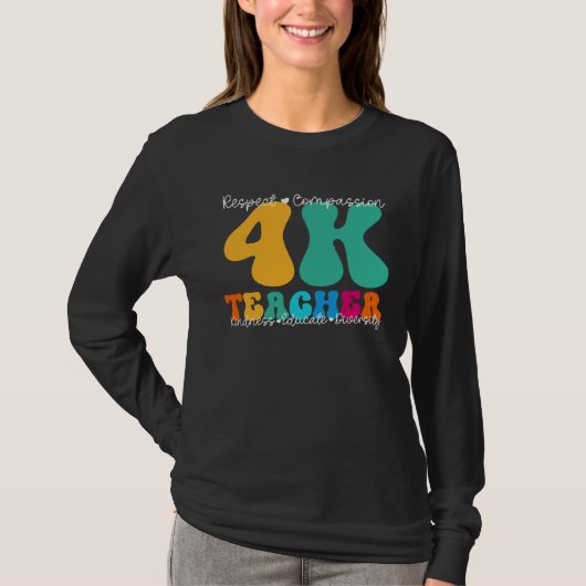 4K Teacher Appreciation Week Back to School T-shirt (Voorkant)