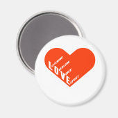 4love magneet (Voorkant / Achterkant)