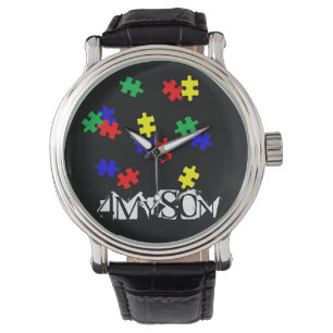 4MySon Autism  lederen riem Horloge