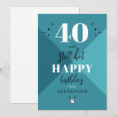 4O en nog warm Feestdagenkaart (Voorkant / Achterkant)