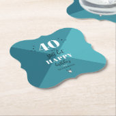 4O en nog warm Kartonnen Onderzetters (Gekanteld)