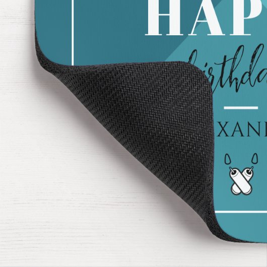 4O en nog warm Muismat (Hoek)