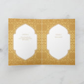 4page CHRISTENING Invitation et programme Gold Orn (Intérieur)
