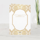 4page CHRISTENING Invitation et programme Gold Orn (Dos)