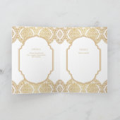 4page CHRISTENING Invitation et programme Gold Orn (Intérieur)
