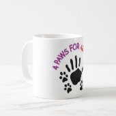 4PAWS_logo1 Koffiemok (Voorkant links)