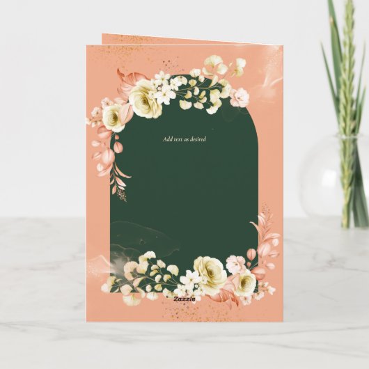 4pg Hispanic Floral Wedding Programme Bilingue Chi (Dos)
