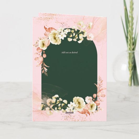 4pg Hispanic Floral Wedding Programme Bilingue Chi (Dos)