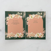 4pg Hispanic Floral Wedding Programme Bilingue Chi (Intérieur)