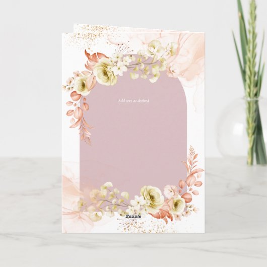 4pg Hispanic Huwelijksprogramma Bilingual Chic met Kaart (Achterkant)