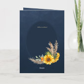 4pg Spaanse BODA uitnodigingen marineblauwe zonneb (Achterkant)