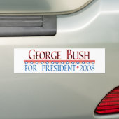 4prez-bush bumpersticker (Op auto)
