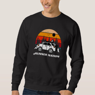 4runner Nation 5th Gen Heritage Retro Sunset Vibes Trui