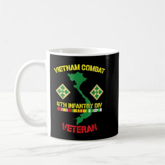 4th Infantry Division - Vietnam Combat Veteran  Koffiemok (Links)