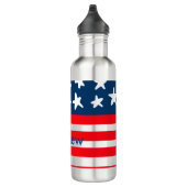 4th juli onafhankelijkheidsdag voeg naamtekst Amer Waterfles (Rechts)