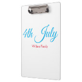 4th Juli onafhankelijkheidsdag voeg naamtekst toe Klembord (Links)