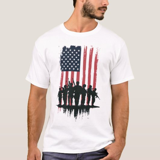 4th July Independence day T-shirt (Voorkant)
