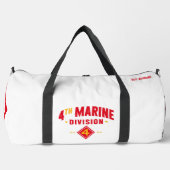 4th Marine Division "Fighting Fourth" White Custom Plunjezak (Voorkant)