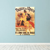 4th Masked Ball at Theatre Canvas Afdruk (Insitu (Houten vloer))