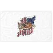 4th of July American Flag Eagle Independence Day Tafelkleed (Voorkant (Horizontaal))