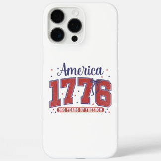 4th of July American Flag Vintage 250 Years 1776 2 iPhone 16 Pro Max Hoesje