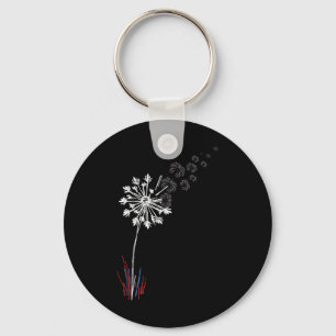 4th Of July Cute Flower American Patriotic 1 Sleutelhanger