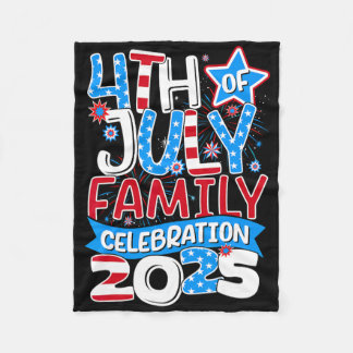 4th of July Familieviering 2025 Familiewedstrijd Fleece Deken