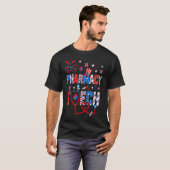 4th Of July For Women Stethoscope Pharmacy Tech Nu T-shirt (Voorkant volledig)