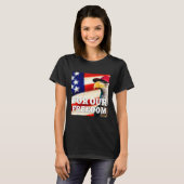4th of July freedom symbol T-shirt (Voorkant volledig)