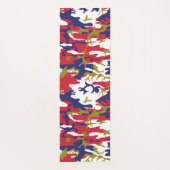 4th of July, Independence day, Camouflage Gold Yogamat (Achterkant)